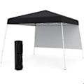 Miniatyrbillede 1 af 5: COSTWAY Pop-Up Telt Foldsbar 3 x 3 M med 1 Sidevæg - Solbeskyttelse UPF50+ - Bærbar Rygsæk til Camping, Sort