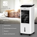 Miniatyrbild 6 av 6: COSTWAY Mobil Luftkonditionering 7L 4 i 1 - Luftkylare - Fjärrkontroll 65W - Timer 7,5H - 3 Lägen/Hastigheter - LED-display - 27x30x74 cm Vit