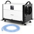 Miniatyrbillede 1 af 6: Professionel Affugter COSTWAY-73,5 L/Dag-3 Tilstande-24 Timers Timer-Forsinket Start-Op Til 100 m²-Automatisk Afrimning-Hvid