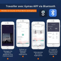Miniatyrbillede 2 af 4: COSTWAY Foldbart Løbebånd APP Kontrol 1-12 KM-H 0,75HK Motor Bluetooth Højttaler Transporthjul Blå LED-skærm