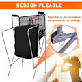 Pikkukuva 3 / 4: COSTWAY Arcade koripallopeli Double Shootout Double Basket Elektroninen laskuri, 4 palloa, 1 pumppu taitettava koripallovanne