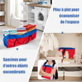 Miniatyrbild 2 av 4: COSTWAY Oxford Cloth Connect 4 Giant Game Storage Bag 84cm för Jumbo Game Game Ej Inkluderat 84 x 35 x 23cm röd och blå