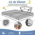 Miniatyrbillede 3 af 4: COSTWAY Bærebrus Cododo Baby Portable 4 i 1 Madras, Net, Opbevaringskurv, 2 Elastiske Remme Højdejusterbar 0-6 Måneder Grå Grå