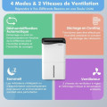 Miniatyrbillede 3 af 4: COSTWAY Luftaffugter 5 i 1 50 L/Dag APP kontrol til 60㎡ Plads tørretumbler LED Touch Screen Sleep Mode Timer