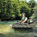 Miniatyrbillede 5 af 6: COSTWAY oppustelig fiskebåd - Fiskelineal - Finner - Stangholder - Opbevaringslomme - Pagaj - Pumpe - Taskestropper - Camouflage