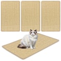 Miniatyrbild 1 av 2: Set med 2 Katt Klösgolv 80x50cm COSTWAY, i Naturligt Sisal, Självhäftande Band, Skyddar Mattor Tyg Soffa Fåtölj
