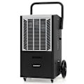 Miniatyrbillede 1 af 6: Professionel Affugter 66L/Dag COSTWAY-Zone Max 418 m²-2 Hastigheder Ventilator-Timer 24 T-Bælg-Vandafløbslange-Hvid Vit