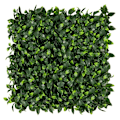 Miniatyrbillede 1 af 6: COSTWAY kunstig hæk 50 x 50 cm, 12 græsplænevægpaneler Buskpaneler i imiteret Gardenia Topiary