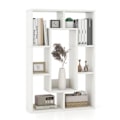 Miniatyrbillede 1 af 6: COSTWAY Geometric 7 Cube reol - skridsikre puder, anti-vippeanordning, moderne opbevaringshylde - hvid