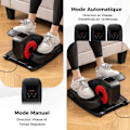 Pikkukuva 2 / 4: COSTWAY Mini Electric Elliptical Trainer - LCD-näyttö - Infrapuna-kaukosäädin - Automaattinen / Manuaalinen - Kaksisuuntaiset tilat - Esiasennettu