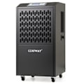 Miniatyrbild 1 av 6: Professionell Avfuktare COSTWAY-118 L-Timer 24 H-Maximal täckning 790 m²-Automatiskt avfrostning-Auto-dränering-Kontrollpanel-Svart