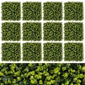 Miniatyrbillede 1 af 6: COSTWAY Privacy Hedge 12 kunstgræs vægpaneler 50 x 50 cm, Eucalyptus med buet tekstureret overflade og tykkelse på