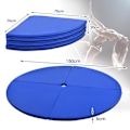 Pikkukuva 4 / 4: COSTWAY Crash Mat/Pad Metelas Pole Protection Dnace Paksuus 5cm, Dance Mat Halkaisija 150cm 4 Taitettavaa EPE-osaa