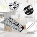 Miniatyrbild 3 av 4: COSTWAY Klockspel Xylophone 30 Note Träram Aluminiumstänger med trumpinnar, väska Pedagogiskt instrument Slagverk
