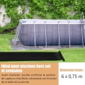 Pikkukuva 4 / 4: COSTWAY aurinkoenergiaaltaan lämmitin 2 paneelia aurinkolämpökeräin 600x75 cm säänkestävästä PE-materiaalista