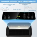 Miniatyrbillede 4 af 4: COSTWAY Luftaffugter 5 i 1 50 L/Dag APP kontrol til 60㎡ Plads tørretumbler LED Touch Screen Sleep Mode Timer