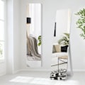 Miniatyrbillede 1 af 4: COSTWAY Psyche rektangulært stående spejl - HD-spejl i fuld længde - 160 x 37 CM stort format - 2 installationer - moderne stil