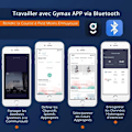 Miniatyrbillede 2 af 4: COSTWAY Foldbart Løbebånd APP Kontrol 1-12 KM-H 0,75HK Motor Bluetooth Højttaler Transporthjul Rød LED-skærm