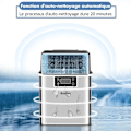 Miniatyrbild 3 av 4: COSTWAY Ice Maker 18kg/24h med flasköppning LCD-skärm Timer Scoop Självrengörande 3,2L vattentank