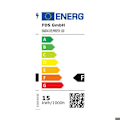 Miniatyrbillede 6 af 6: COSTWAY Ø 60 cm Badeværelsesspejl med Mønster - LED, Anti-dug, 3 farver, Hukommelsesfunktion, Tid/Temperatur Display, IP44