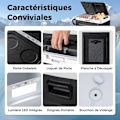 Miniatyrbild 6 av 6: COSTWAY Bärbart bilkylskåp 12/24V-Dual Separata zoner 40 L-ECO/Max Mode-3 Power Modes-LED Touch Panel