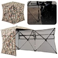 Miniatyrbillede 1 af 6: COSTWAY Camouflage 2-3 personers pop-up jagttelt-4 klare envejspaneler-3 vinduer,gardinkroge-taske Kamouflage