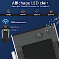 Miniatyrbillede 4 af 4: COSTWAY Foldbart Løbebånd APP Kontrol 1-12 KM-H 0,75HK Motor Bluetooth Højttaler Transporthjul Hvid LED-skærm
