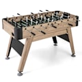 Miniatyrbillede 1 af 4: Bordfodboldbord 138 cm COSTWAY-2 til 4 spillere-2 bolde, 26 spillere, 2 scoremarkører-Justerbare fødder-Spillerum, barer, fester