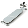 Miniatyrbild 1 av 4: COSTWAY hopfällbar multifunktions träningsbänk-3 justerbara vinklar-längd 120-137 cm-telefonhållare-PVC-läder säte-blå