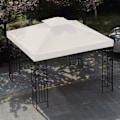 Miniatyrbillede 4 af 4: Baldakin 3mx3m til Havepavillon Erstatning Mod Vind