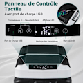 Miniatyrbillede 5 af 6: COSTWAY bærbart bilkøleskab 12/24V-Dual Separate Zoner 40 L-ECO/Max Mode-3 Power Modes-LED Touch Panel