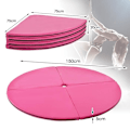 Miniatyrbillede 4 af 4: COSTWAY Crash Mat/Pad Metelas Pole Protection Dnace Tykkelse 5CM, Dansemåtte Diameter 150CM 4 foldbare stykker i EPE