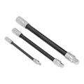 Miniatyrbilde 1 av 5: 3 stk. Fleksibel Forlengelsesstang Fjærstål Elektrisk Drill Forlengelse Magnetisk Holder for Bilreparasjon