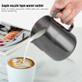 Miniatyrbilde 4 av 5: 400ml Melkeskumkanne 304 Rustfritt Stål Kaffekopp Krus Latte Art Tilbehør