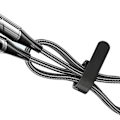 Miniatyrbild 4 av 5: Snabbladdningsdatakabel PD LED Digital Display USB-datakabel för bärbar dator surfplatta telefon 2m Svart