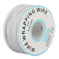 Miniatyrbillede 1 af 5: 1 rulle ledningsvikling enkelt kobbertråd 30AWG kabel 0,25 mm kernediameter (hvid)