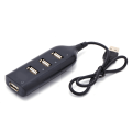 Pikkukuva 3 / 5: Langallinen Micro USB 2.0 4-porttinen jakaja Multi Hub Splitter virta PC-tietokoneelle