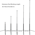 Miniatyrbild 4 av 5: 170 cm Förlängningsstång Tripod Set Justerbar Tripod Mount Selfie Monopod Förlängningsstång Stativ