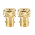 Miniatyrbilde 3 av 5: 2 stk. Gull BNC Hunn Til SMA Hann Konverter Adapter Kobling