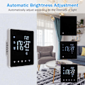 Miniatyrbild 5 av 5: Smart Termostat Temperaturregulator för Vattenburen Värme LCD-Display Pekskärm Veckovis Programmerbara Termostater för Hemmakontor Skola Hotell