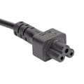 Pikkukuva 3 / 5: IEC320 C8 - IEC320 C5 virtajohto IEC320 C8 uros - C5 naaras kaapelisovitin 3-piikkisille kannettavan tietokoneen virtalähteille 100‑250V