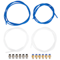 Miniatyrbilde 2 av 5: 4 stk. PTFE-slange, 6 stk. PC4M6-kobling, 6 stk. PC4M10-kobling, 3D-printertilbehør
