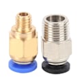 Miniatyrbild 3 av 5: 20 st Pneumatiska Kopplingar Raka Push Connect för Bowden Ex 3D-skrivare PC4‑M10/PC4‑M6