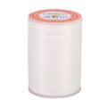 Miniatyrbillede 2 af 2: 160m/rulle 0,45 mm polyester læder syning rund vokset tråd snor DIY håndværk (hvid)