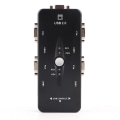 Miniatyrbild 2 av 5: 4-Port USB 2.0 KVM VGA/SVGA Monitor Hub Datorväxlare Adapter Enheter för PC Tangentbord Mus
