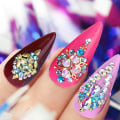 Miniatyrbillede 3 af 5: 24 Gitre Flade Resin Negle Rhinestones 3500 Stk Negle til Akryl Negle Manicure DIY Negledekorationer