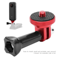 Miniatyrbild 5 av 5: Kamerahållarfäste Adapter Aluminiumlegering Förlängningsarm Tillbehör för Insta360 ONE X/X2Red