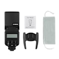 Miniatyrbilde 1 av 5: Andoer Universal Blits Speedlite GN40 Justerbar LED Fylllys On-camera Blits Med Brakett Erstatning for Canon Nikon Olympus Pentax DSLR Kameraer