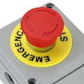 Miniatyrbillede 3 af 5: Switch Box 1 Knap Nødstop Kontrolboks IP66 Støvtæt Vandtæt 80x75x6080x75x60