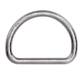Miniatyrbild 5 av 5: 15mm 10 st D-ringar Justerbara Loop Legering D-ring för Väska Kläder Bälte Rem Webbing (tenn)